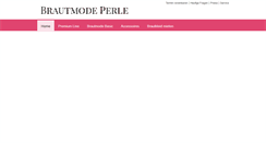 Desktop Screenshot of brautperle.ch